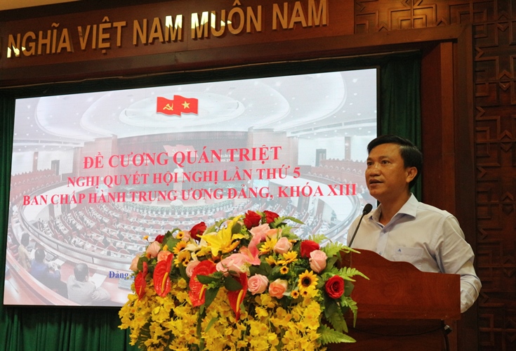 Hội nghị học tập, quán triệt Nghị quyết Hội nghị lần thứ 5 Ban Chấp hành Trung ương Đảng khóa XIII